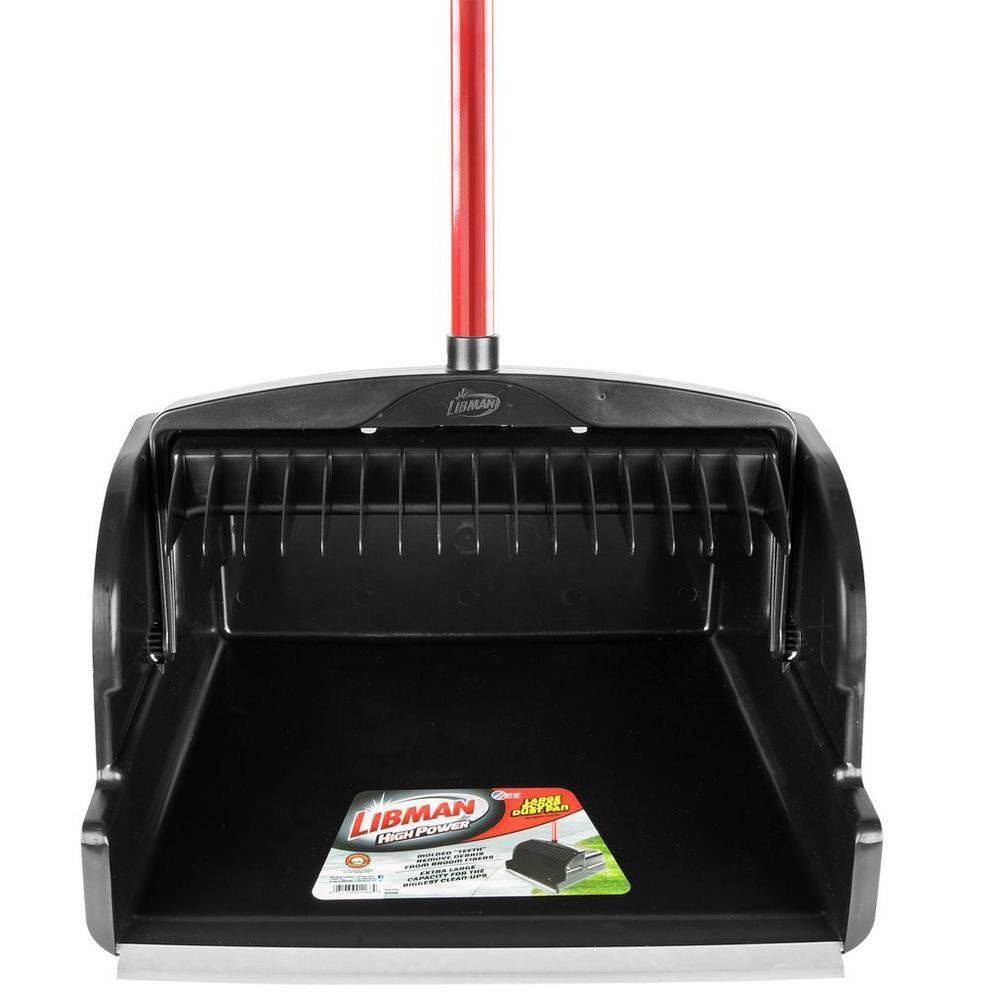 Libman 1711 16 in. High Power Large Scoop Upright Dustpan with Steel Handle (2-Pack)8