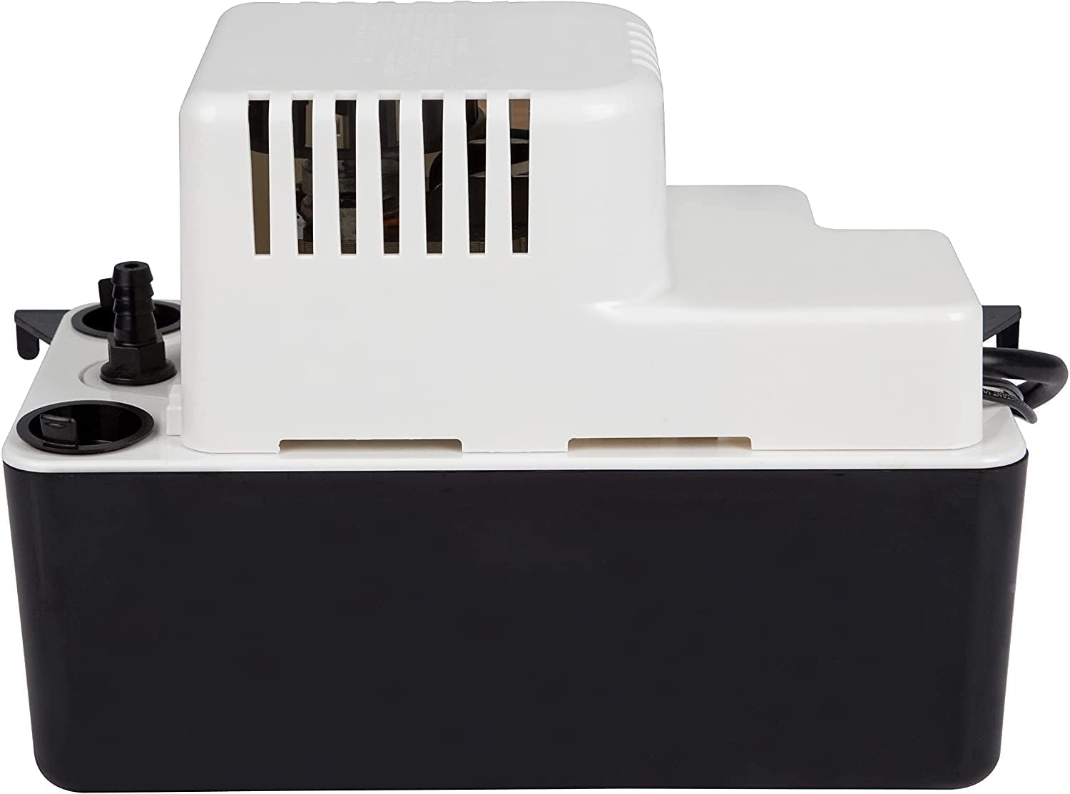 Little Giant VCMA-15ULS 115 Volt, 65 GPH, 1 50 HP Automatic Condensate Removal Pump for HVAC Refrigeration Systems Dehumidifiers with Overflow Detection Switch and 6-Foot Cord, White Black, 5544058