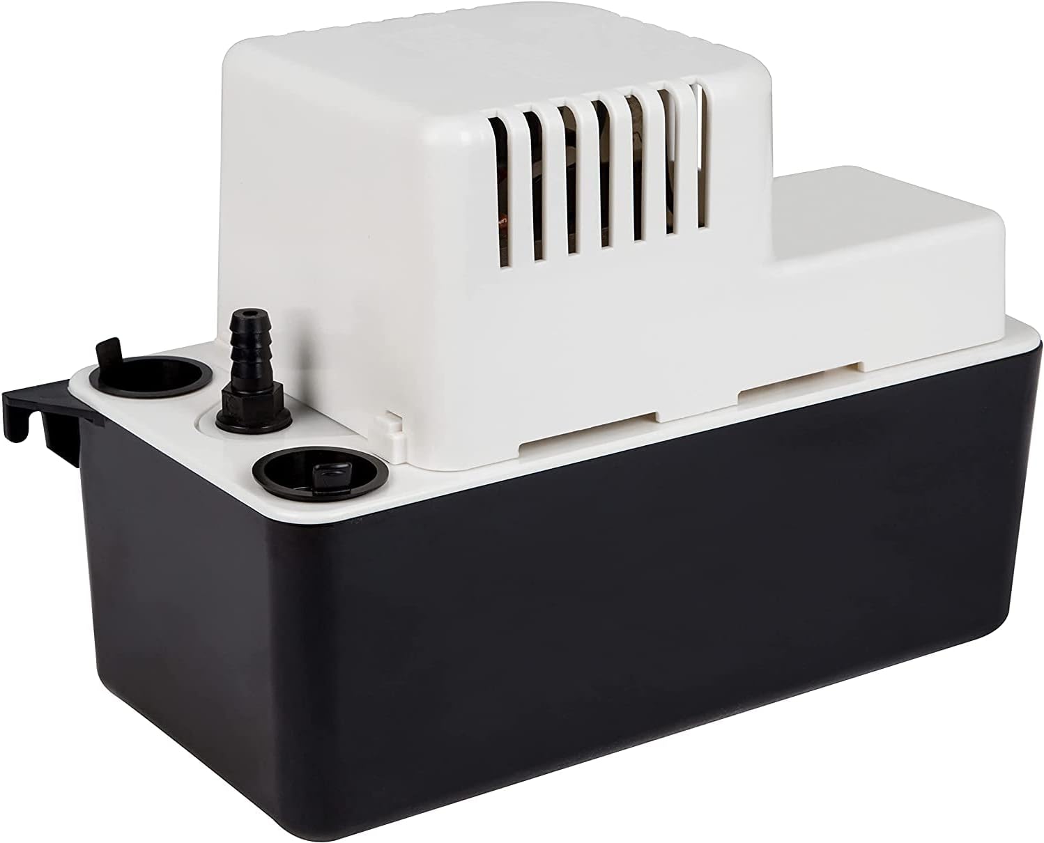 Little Giant VCMA-15ULS 115 Volt, 65 GPH, 1 50 HP Automatic Condensate Removal Pump for HVAC Refrigeration Systems Dehumidifiers with Overflow Detection Switch and 6-Foot Cord, White Black, 5544059