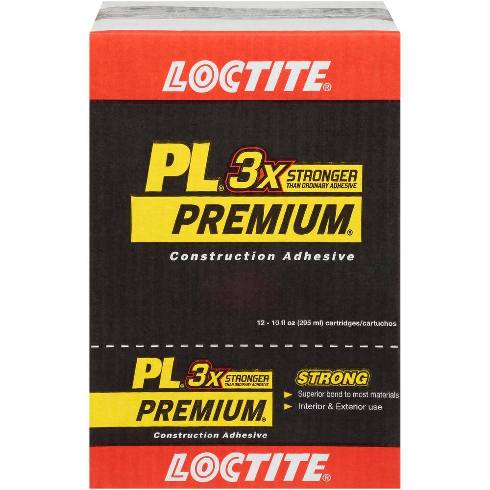 Loctite 1390594 PL Premium 28 oz. Polyurethane Construction Adhesive Tan Cartridge (12 pack)9