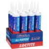 Loctite 2022554 Power Grab All Purpose Instant Grab 9 oz. Latex Construction Adhesive White Cartridge (12 pack)