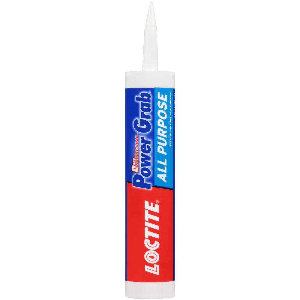 Loctite 2022554 Power Grab All Purpose Instant Grab 9 oz. Latex Construction Adhesive White Cartridge (12 pack)`