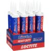 Loctite 2032666 Power Grab Heavy-Duty Instant Grab 9 oz. Latex Construction Adhesive White Cartridge (12-Pack)