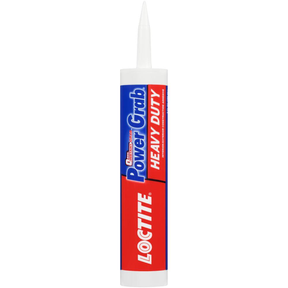 Loctite 2032666 Power Grab Heavy-Duty Instant Grab 9 oz. Latex Construction Adhesive White Cartridge (12-Pack)2