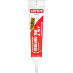Loctite 2138419 Polyseamseal Tub and Tile 5.5 oz.Clear Latex Caulk Sealant (12-pack)