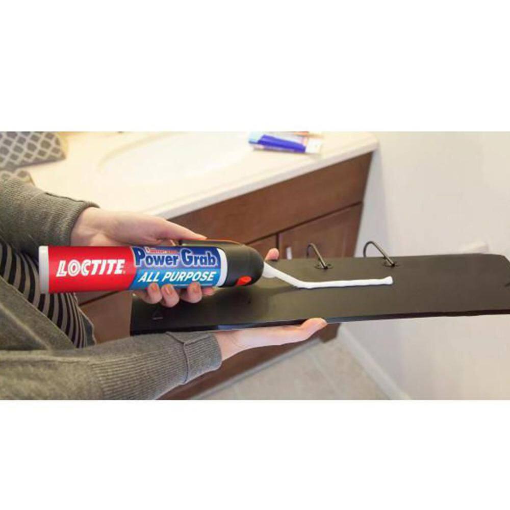Loctite Power Grab All Purpose Instant Grab 7.5 Oz. Latex Construction Adhesive White Pressure Pack (9 pack)9