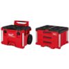 Milwaukee 48-22-8427-8443 PACKOUT 22 in. Rolling Modular Tool Box LP Handleand 22 in. 3 Drawer