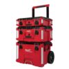 Milwaukee 8427-8425-8424 PACKOUT 22 in. Rolling Modular Tool Box LP Handle, 22 in. Large Tool Box and 22 in. Medium Tool Box