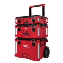 Milwaukee 8427-8425-8424 PACKOUT 22 in. Rolling Modular Tool Box LP Handle, 22 in. Large Tool Box and 22 in. Medium Tool Box