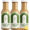 Miso Caesar Dressing (Pack of 3) – Seed Oil Free Salad Dressing Made w/Avocado Oil – Refined Sugar Free, Dairy & Gluten Free Dip & Marinade – Paleo Honey Mustard Dressing for Dips, Sauces - SideDish