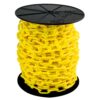 Mr. Chain 30102 1.5 in. (#6, 38 mm) x 200 ft. Reel Yellow Plastic Chain