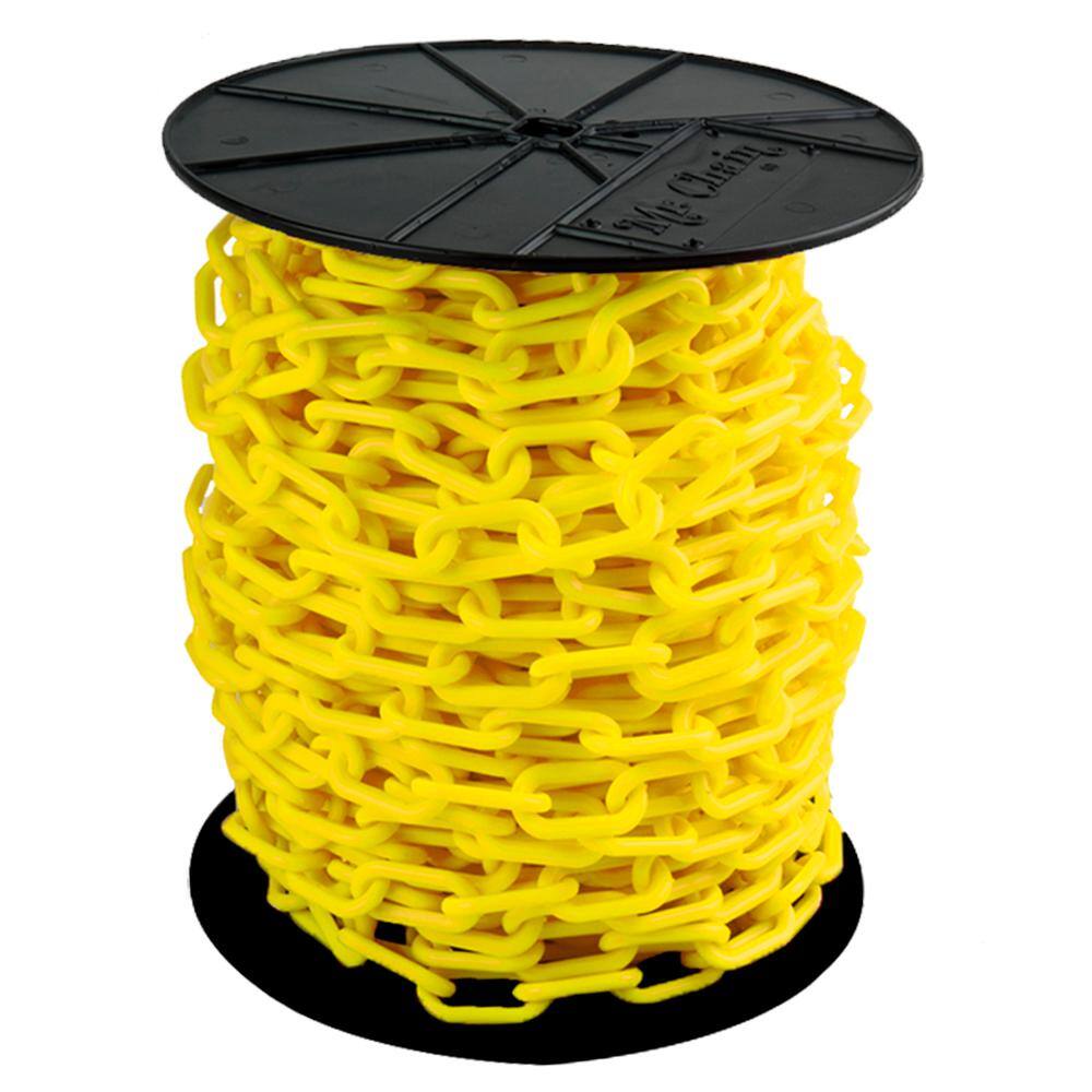 Mr. Chain 30102 1.5 in. (#6, 38 mm) x 200 ft. Reel Yellow Plastic Chain Mr. Chain 30102 1.5 in. (#6, 38 mm) x 200 ft. Reel Yellow Plastic Chain