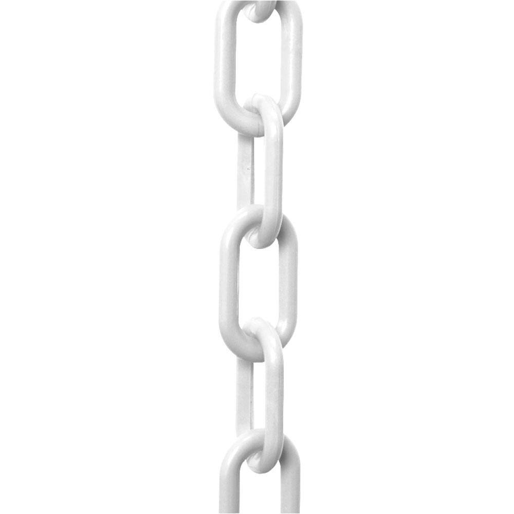 Mr. Chain 50001-P 2 in. (#8, 51 mm) x 160 ft. Pail White Plastic Chain2