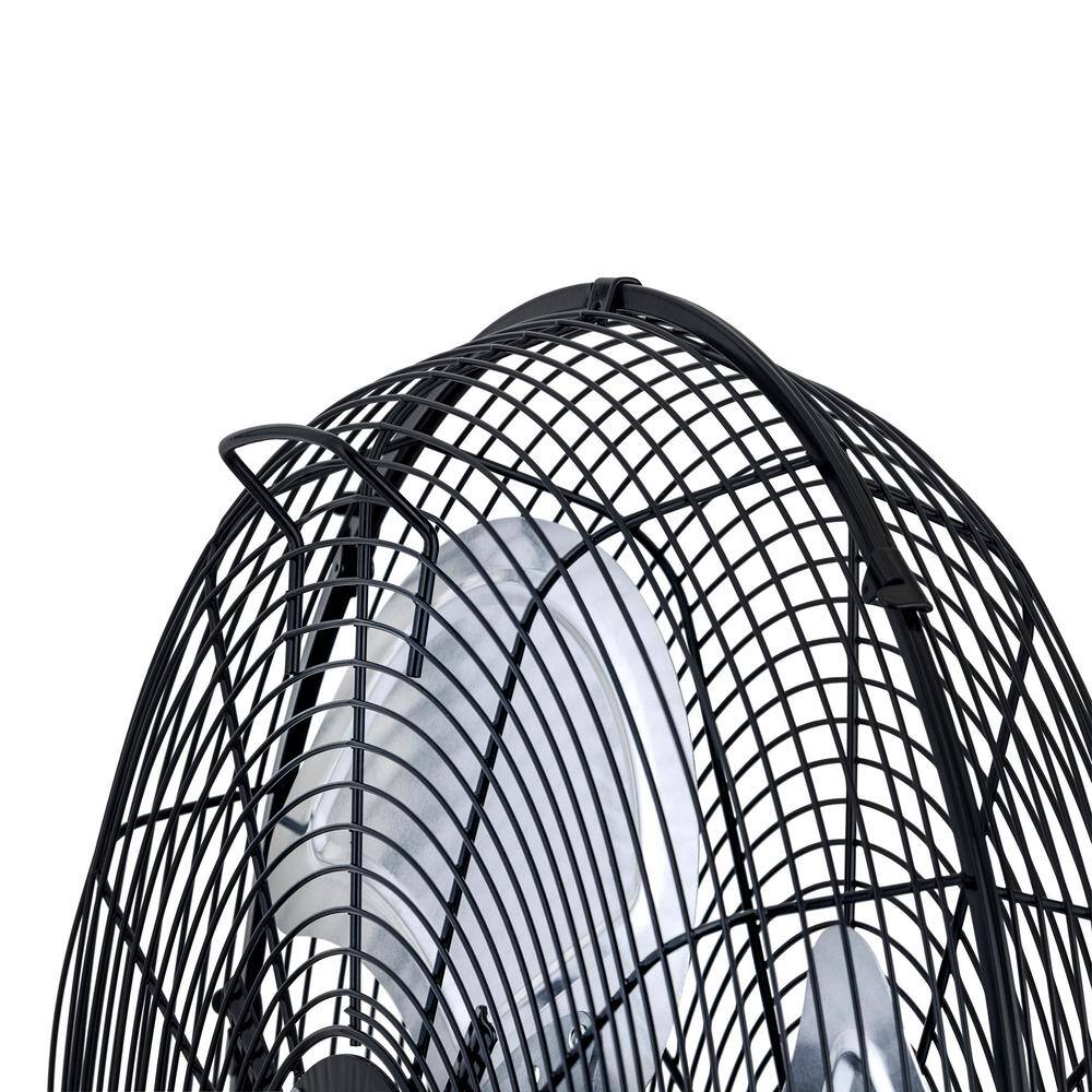 NewAir NIF20WBK00 20 in. Outdoor Rated High Velocity Wall Mounted Fan with 3-Fan Speeds and Adjustable Tilt Head in Black`1