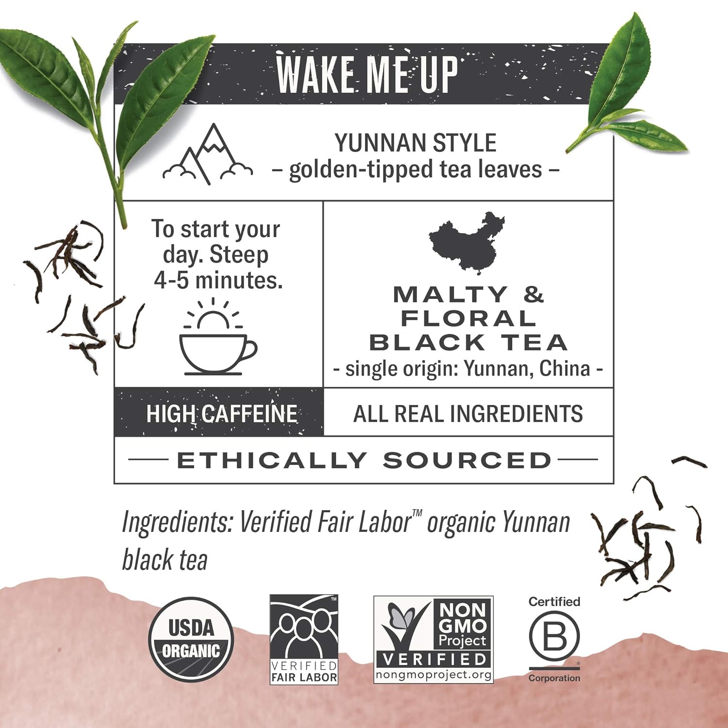 Numi Organic Chinese Breakfast Loose Leaf Tea, 16 Ounce Pouch, Yunnan Black Tea, Brews 200 Cups (Packaging May Vary)3