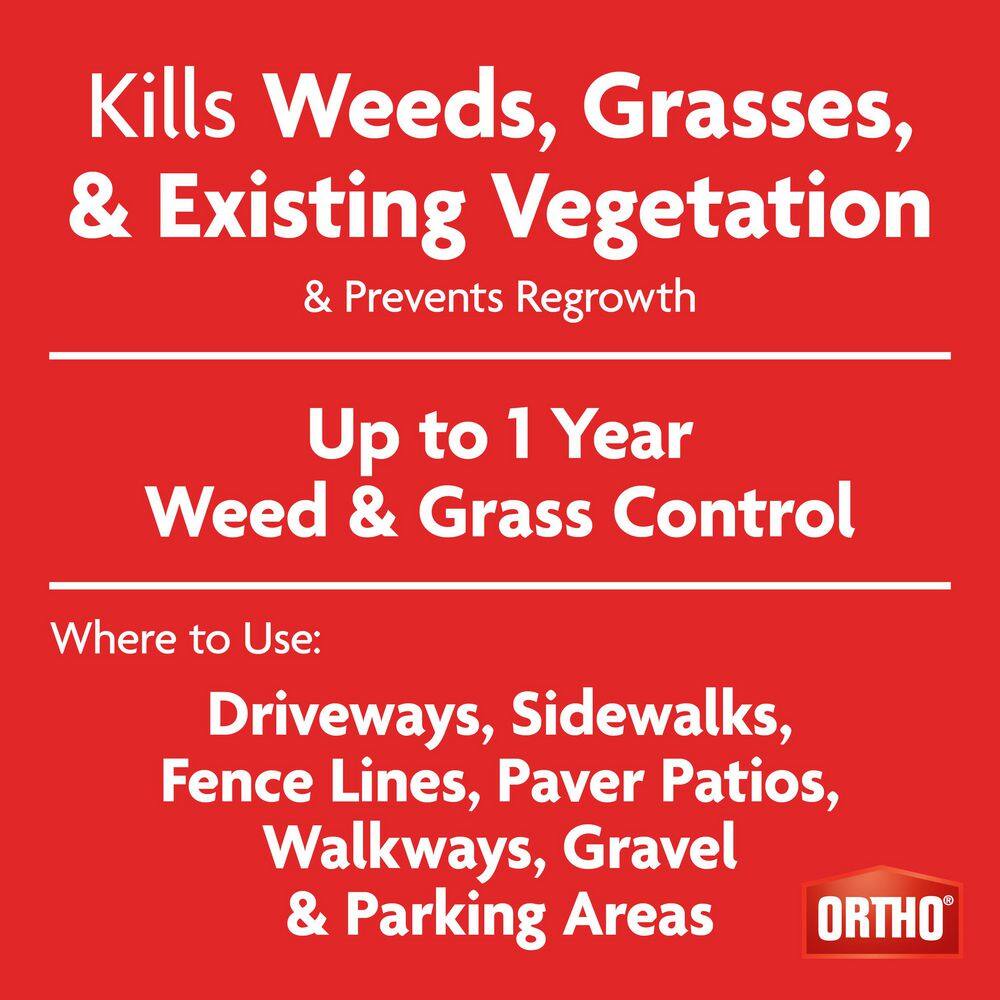 Ortho 4657205 GroundClear Year Long Vegetation Killer2, 2 gal. Concentrate Weed Killer, For Patios and Driveways1