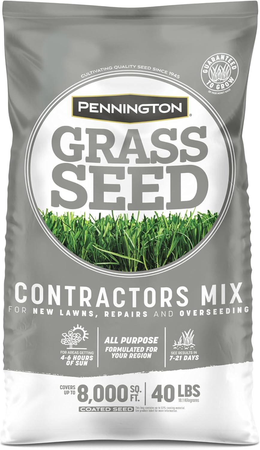 Pennington Contractors Grass Seed Mix Northern Mix 40 lb Pennington Contractors Grass Seed Mix Northern Mix 40 lb