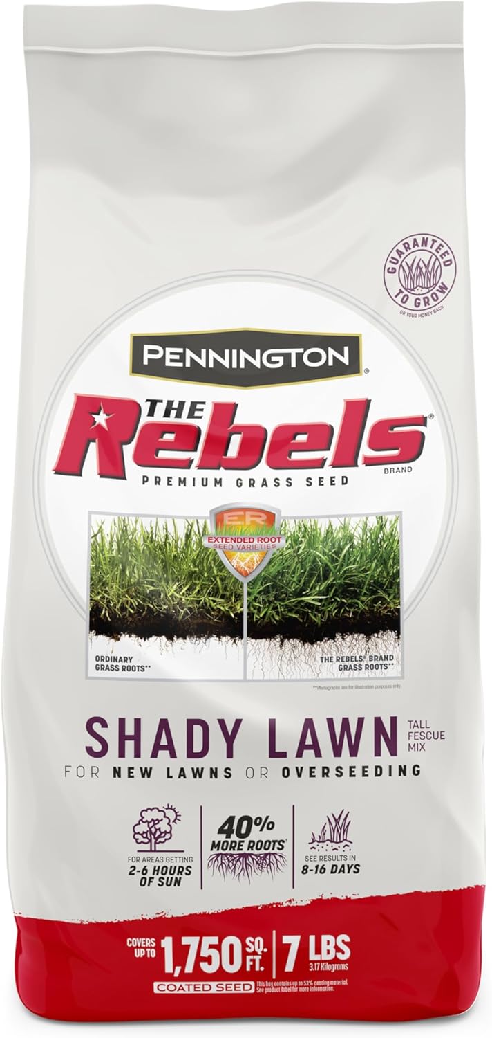 Pennington The Rebels Tall Fescue Shady Grass Seed Mix 7 lb Pennington The Rebels Tall Fescue Shady Grass Seed Mix 7 lb
