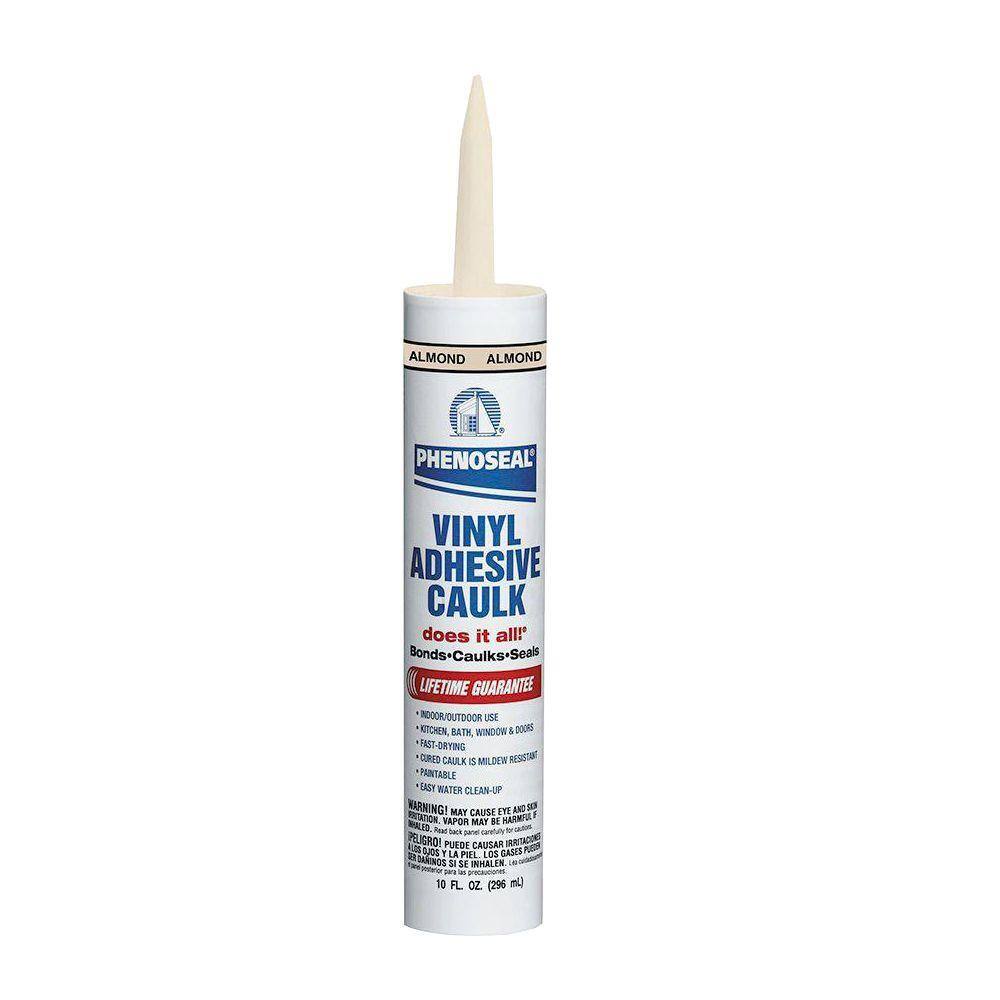 Phenoseal 5113602102 Does It All 10 oz. Almond Exterior Interior Vinyl Adhesive Caulk (12-Pack) Phenoseal 5113602102 Does It All 10 oz. Almond Exterior/Interior Vinyl Adhesive Caulk (12-Pack)