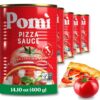 Pomì Pizza Sauce 14.1oz (Pack of 12) - 100% Fresh Italian Tomatoes, Made in Italy, Non-GMO, Gluten-Free, No Additives/Preservatives, Velvety & Creamy, Perfect for Pizza