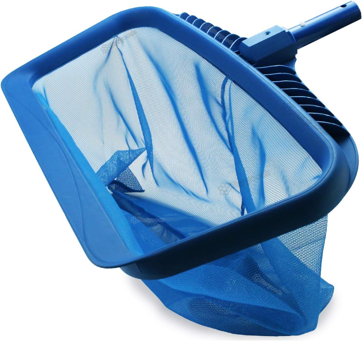 Pool Skimmer Net, Heavy Duty Leaf Rake Cleaning Tool, Fine Mesh Net Bag Catcher Blue Pool Skimmer Net, Heavy Duty Leaf Rake Cleaning Tool, Fine Mesh Net Bag Catcher Blue