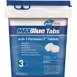 Pool Time 20212PTM MAX Blue 12 lbs. 3 in. Tablets Chlorinating