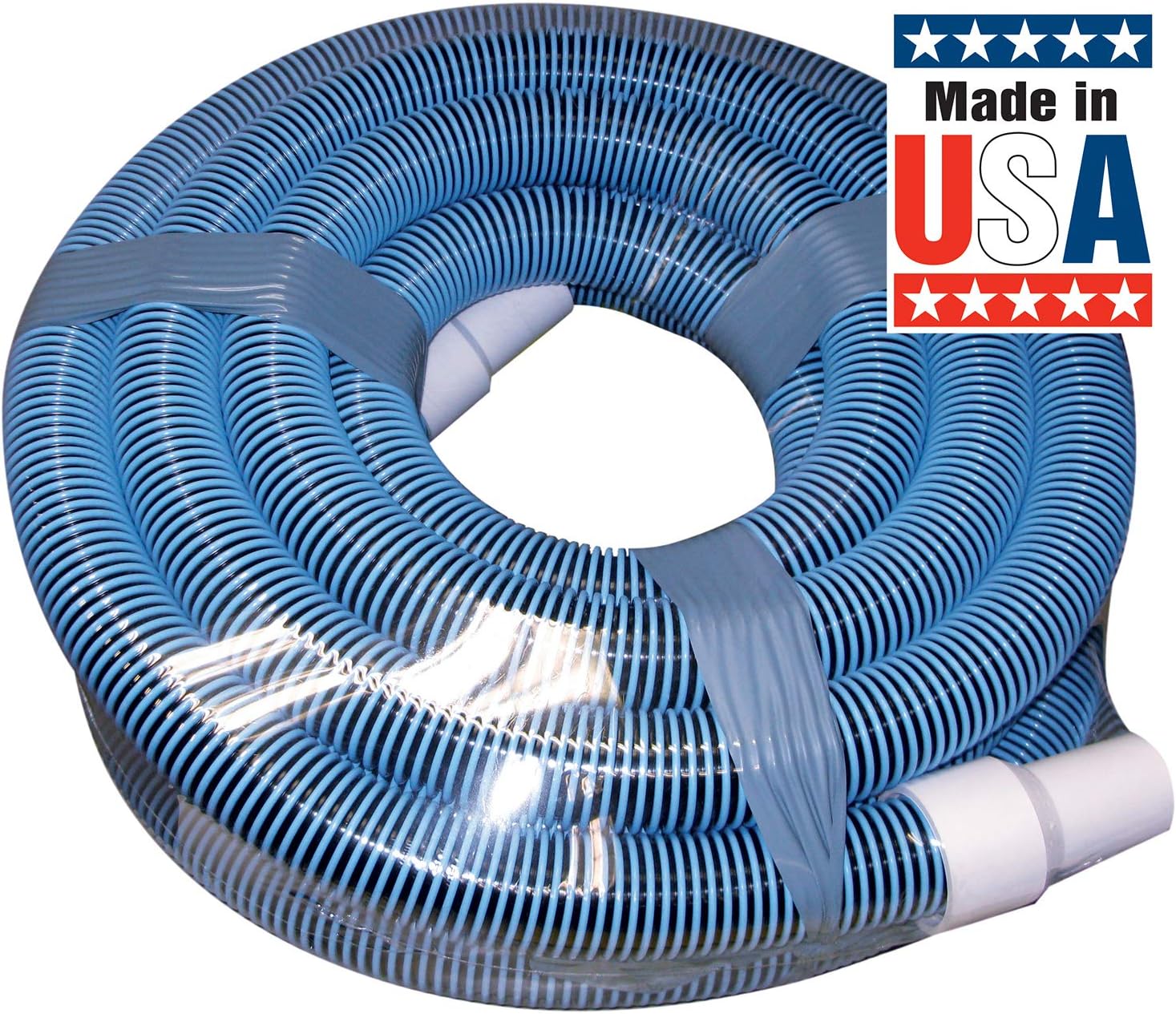 Poolmaster 33430 Heavy Duty In-Ground Pool Vacuum Hose With Swivel Cuff, Made in the USA, 1-1 2-Inch by 30-Feet65
