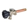 Prier Products 478-10 1/2 in. x 10 in. Brass MPT x SWT Half-Turn Frost Free Anti-Siphon Outdoor Sillcock Valve