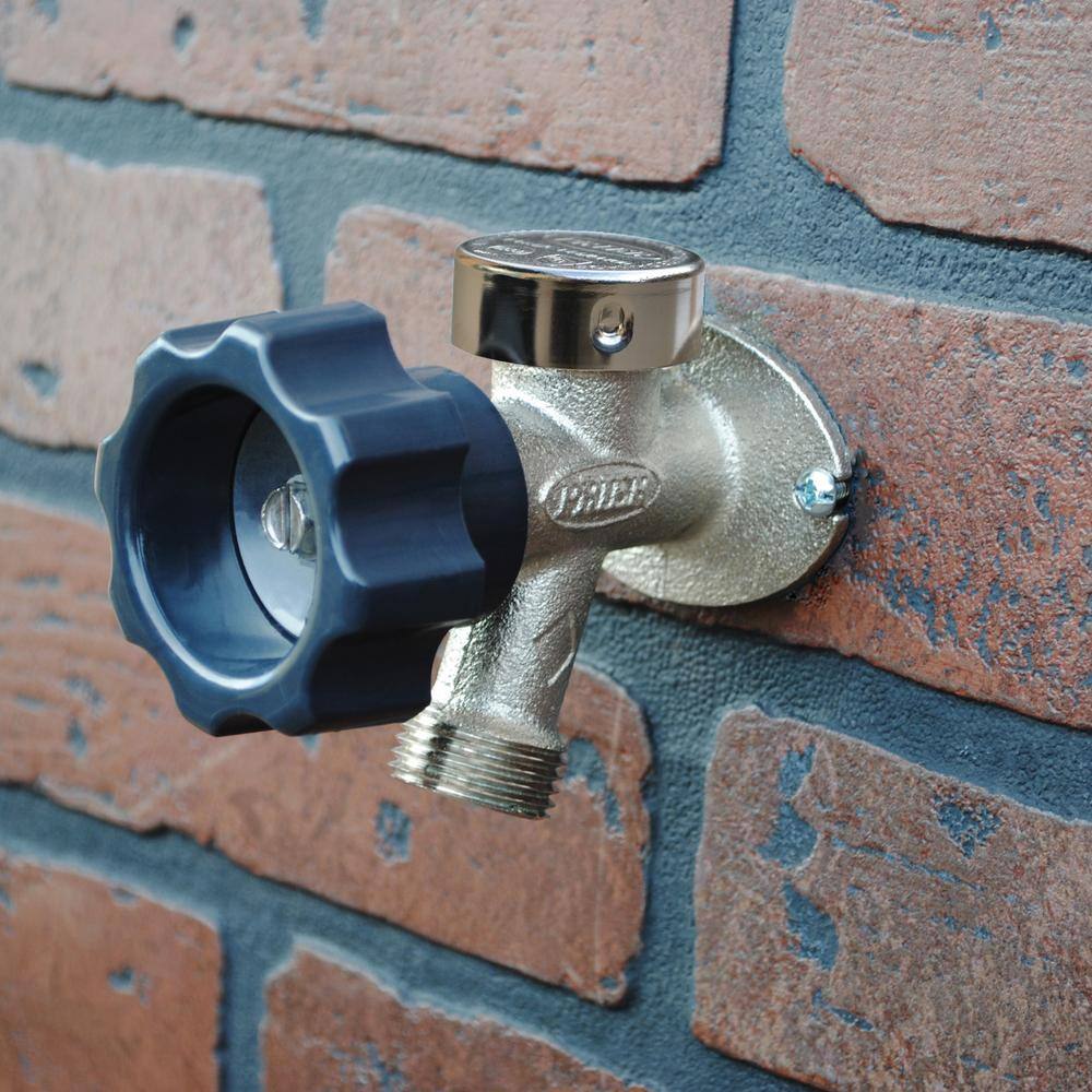 Prier Products 478-10 1 2 in. x 10 in. Brass MPT x SWT Half-Turn Frost Free Anti-Siphon Outdoor Sillcock Valve1