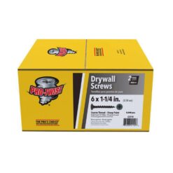 Pro-Twist CS114 #6 x 1-1/4 in. #2 Phillips Reduced Bugle Head Coarse Thread Drywall Screws 25 lb. Box