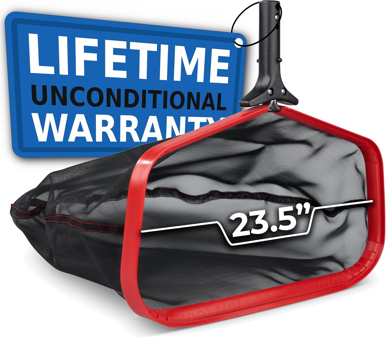 ProTuff 23 Fine Pool Net – Comes Cleans 3X Faster Than Vacuums – Wide Pool Skimmer with Deep Bag for Easy Maintenance – Skimmer Net for Leaves, Bugs & Other Debris ProTuff 23" Fine Pool Net – Comes Cleans 3X Faster Than Vacuums – Wide Pool Skimmer with Deep Bag for Easy Maintenance – Skimmer Net for Leaves, Bugs & Other Debris