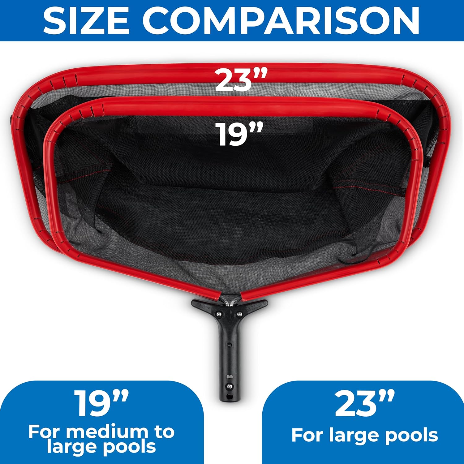 ProTuff 23 Fine Pool Net – Comes Cleans 3X Faster Than Vacuums – Wide Pool Skimmer with Deep Bag for Easy Maintenance – Skimmer Net for Leaves, Bugs & Other Debris9