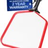 ProTuff Pool Skimmer Net – Comes Heavy-Duty Flat Net, Fine Mesh for Leaves, Silt & Pollen – Strong Aluminum Frame, Quick Connect Clip, Fits Standard Telescoping Pole