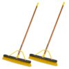 Quickie Job Site 24 in. Multi-Surface Indoor/Outdoor Push Broom (2-Pack)