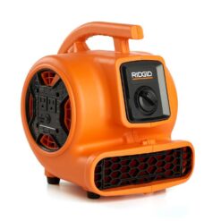 RIDGID AM2265 600 CFM 3-Speed Portable Blower Fan Air Mover with Daisy Chain, 3 Operating Positions for Water Damage Restoration