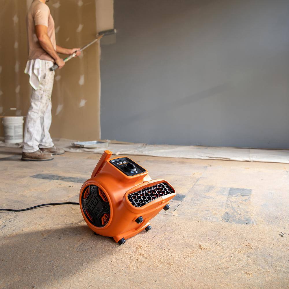 RIDGID AM2265 600 CFM 3-Speed Portable Blower Fan Air Mover with Daisy Chain, 3 Operating Positions for Water Damage Restoration17