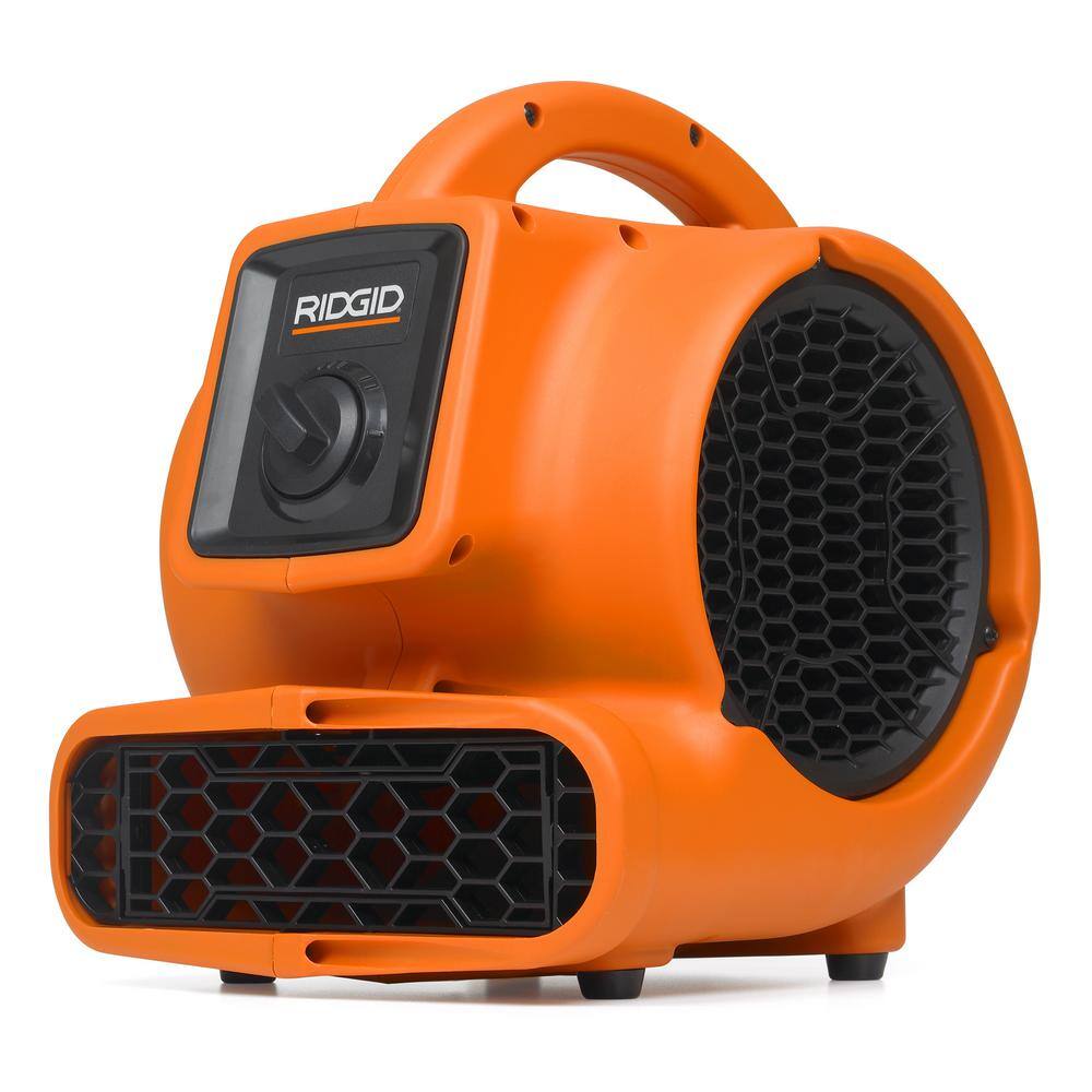 RIDGID AM2265 600 CFM 3-Speed Portable Blower Fan Air Mover with Daisy Chain, 3 Operating Positions for Water Damage Restoration7
