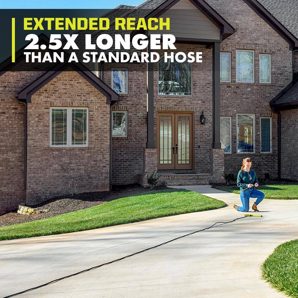 RYOBI RY31HPH02 1 4 in. x 50 ft. 3600 PSI Flexible Pressure Washer Hose3