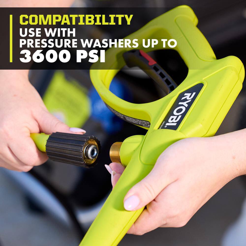 RYOBI RY31HPH02 1 4 in. x 50 ft. 3600 PSI Flexible Pressure Washer Hose4