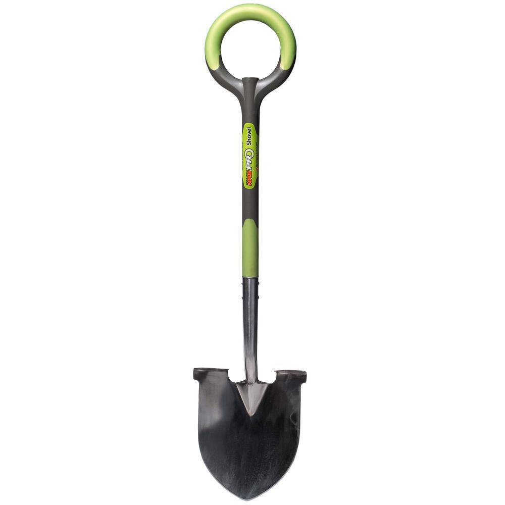 Radius Garden 202-21 41 in., 8.5 in. Handle Original Green PRO Stainless Steel Garden Shovel Radius Garden 202-21 41 in., 8.5 in. Handle Original Green PRO Stainless Steel Garden Shovel