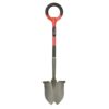 Radius Garden 43 in. 32.75 in. Handle Root Slayer Carbon Steel Round Head Shovel