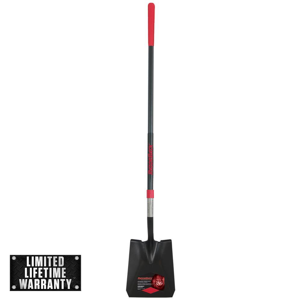Razor-Back 2594500 48.75 in. Fiberglass Handle Square Point Shovel Razor-Back 2594500 48.75 in. Fiberglass Handle Square Point Shovel