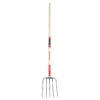 Razor-Back 2826500 5-Oval Tine Forged Manure Fork