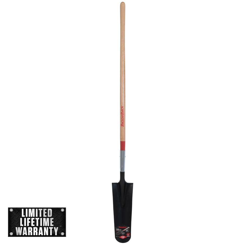Razor-Back 47117 16 in. Wood Handle Drain Spade Razor-Back 47117 16 in. Wood Handle Drain Spade