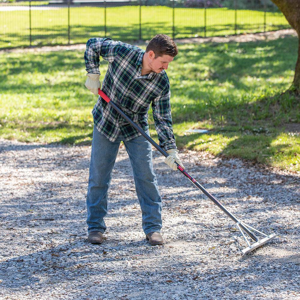 Razor-Back 63136 24 in. Aluminum Landscape Rake0
