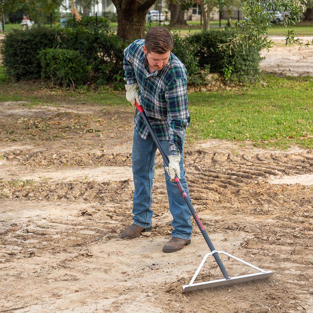 Razor-Back 63136 24 in. Aluminum Landscape Rake11