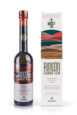 Rincon De La Subbetica- Award Winning, Organic Cold Pressed EVOO Extra Virgin Olive Oil, 16.9-Ounce Glass Bottle
