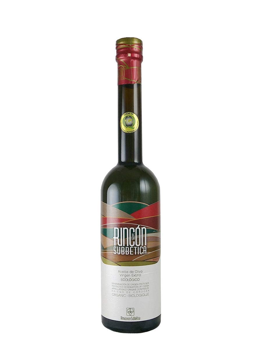 Rincon De La Subbetica- Award Winning, Organic Cold Pressed EVOO Extra Virgin Olive Oil, 16.9-Ounce Glass Bottle0