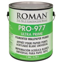 Roman 10301 PRO-977 Ultra Prime 1 gal. Interior and Exterior Wallcovering Primer/Sealer