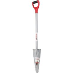 Root Assassin 32 in. Polypropylene D-Handle 48 in. Serrated Root Cutting Steel Garden Shovel